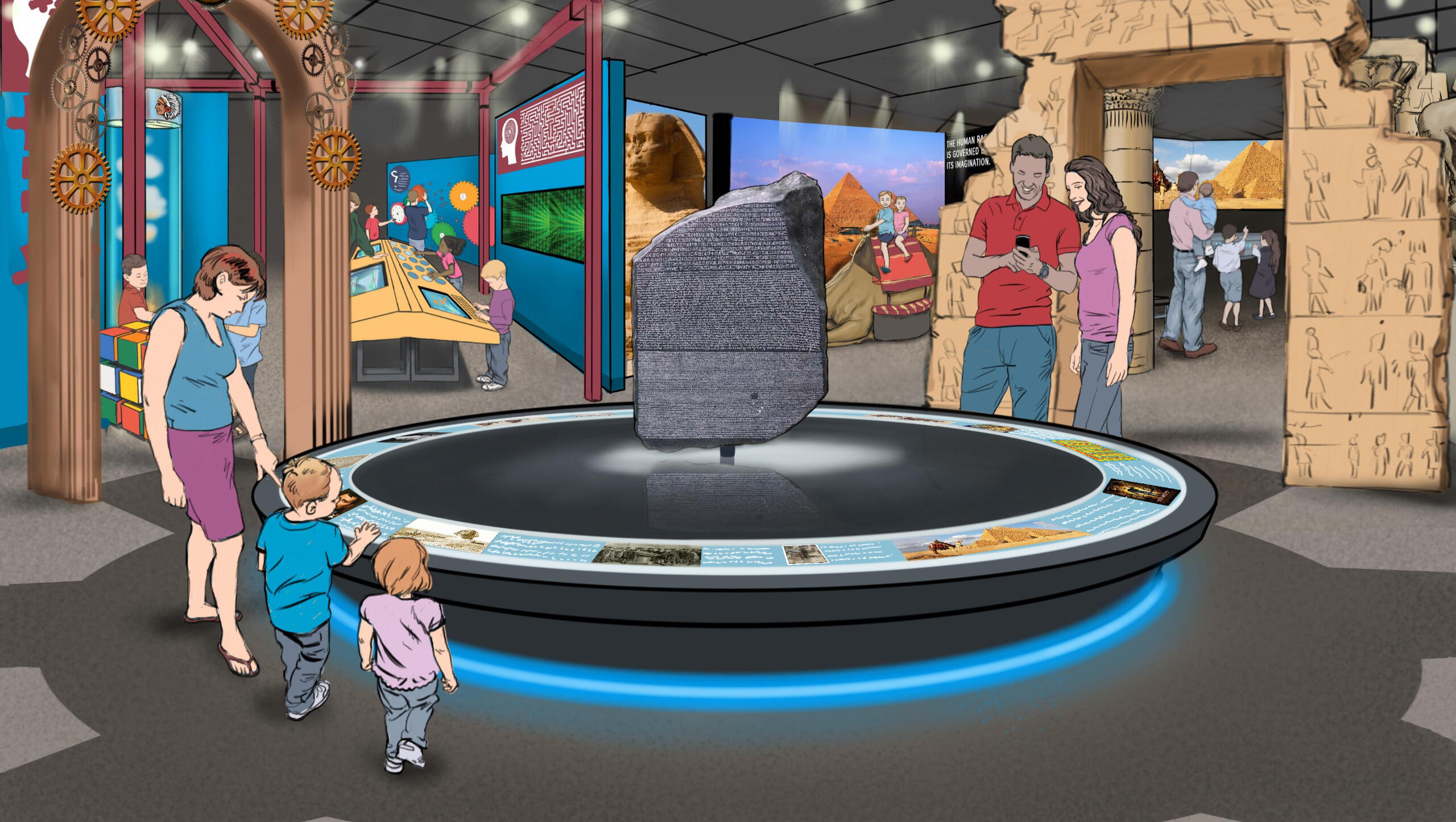 Rosetta Stone Traveling Exhibit Rosetta Stone Traveling Exhibit
